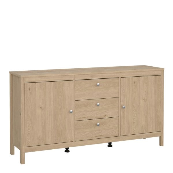 Furniture To Go Madrid Sideboard 2 Doors + 3 Drawers in Jackson Hickory Oak