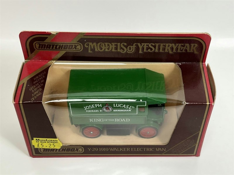 MCSlots Walker Electric Van 1919 Joseph Lucas Limited Models of Yesteryear Matchbox Y29D S5