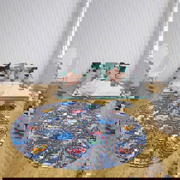 Play Rug for Kids – Race Track Design