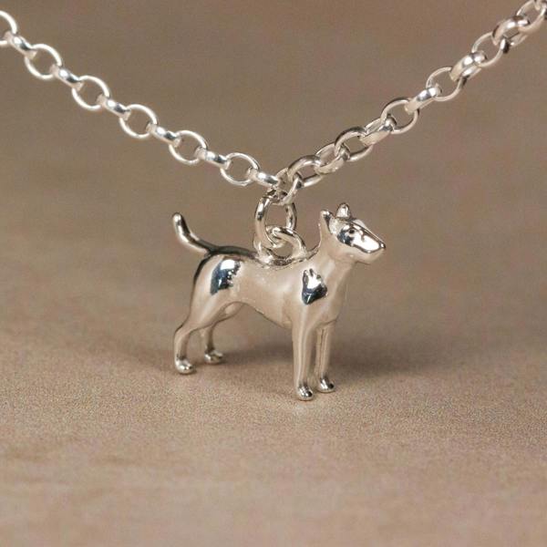 Mylee London English Bull Terrier Chain Bracelet - Personalised - Sterling Silver