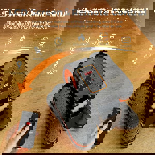 Centra Elliptical Machine Bike Under Desk Quiet Pedal Exerciser 15 Speed Remote