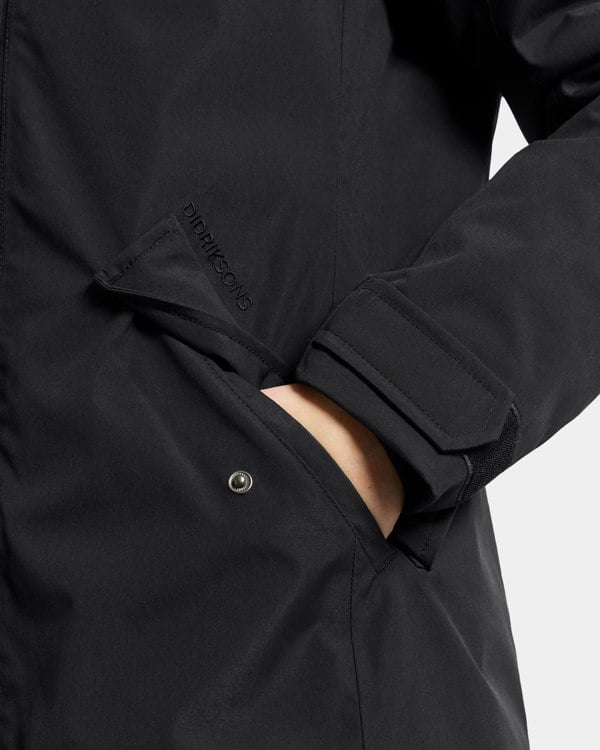 Didriksons Erna Womens Parka - Black 060