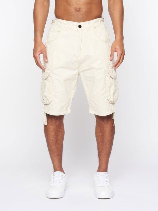 Crosshatch Jamstar Cargo Shorts Light Stone