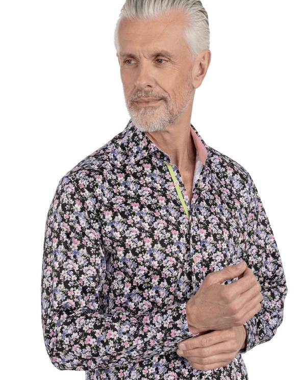 Blossom Garden Print Shirt - Claudio Lugli Shirts