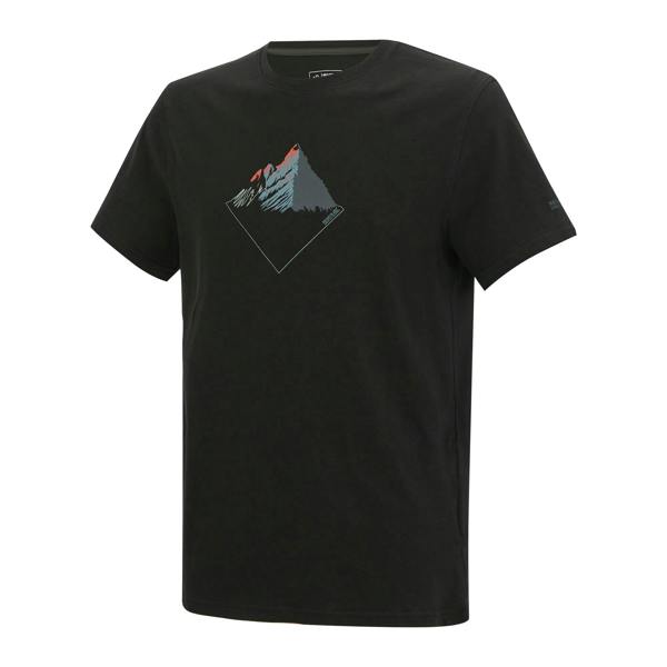 Regatta Mens Breezed Mountain T-Shirt - Black - 