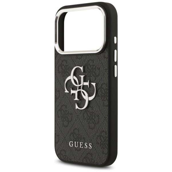 Guess Big 4G Classic Logo Case for iPhone 17 Pro Max 6.9" Black - GUHCP17XP4G4SMCK