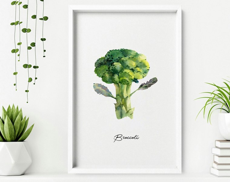 Artwork for a kitchen | set of 3 framed wall art