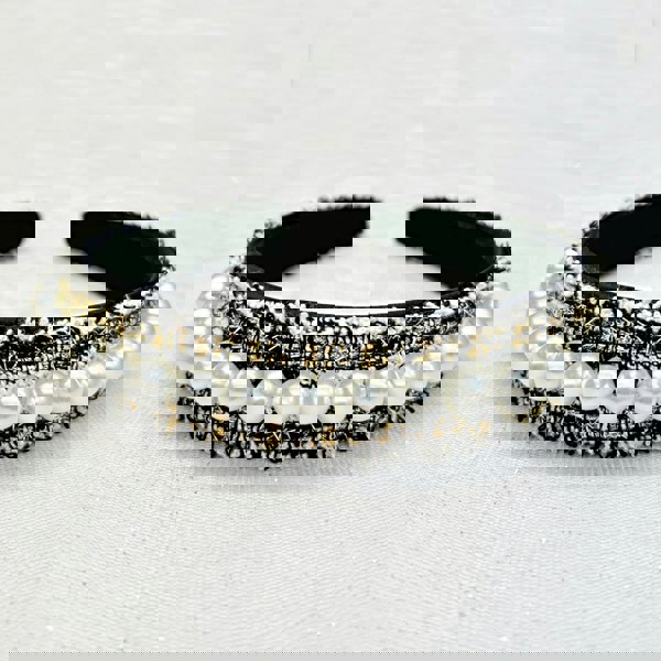 Pear Headband with Boucle Pearl Hair Band