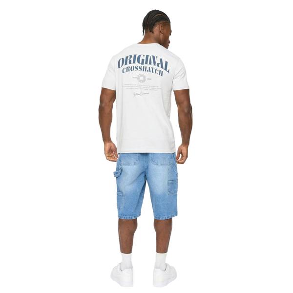 Crosshatch Mens Labstock T-Shirt - Blue - 