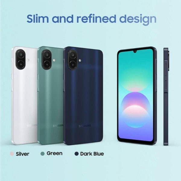 Samsung Galaxy A08 LTE 64GB 4GB RAM 6.7" Dual SIM Unlocked Dark Blue