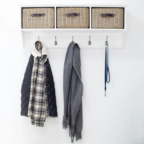 Tetbury Large Hanging Shelf with 3 Storage Baskets