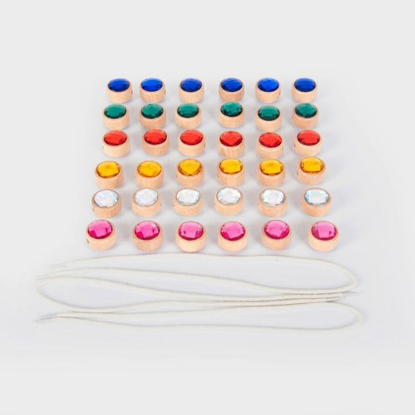 tickit Wooden Lacing Jewels