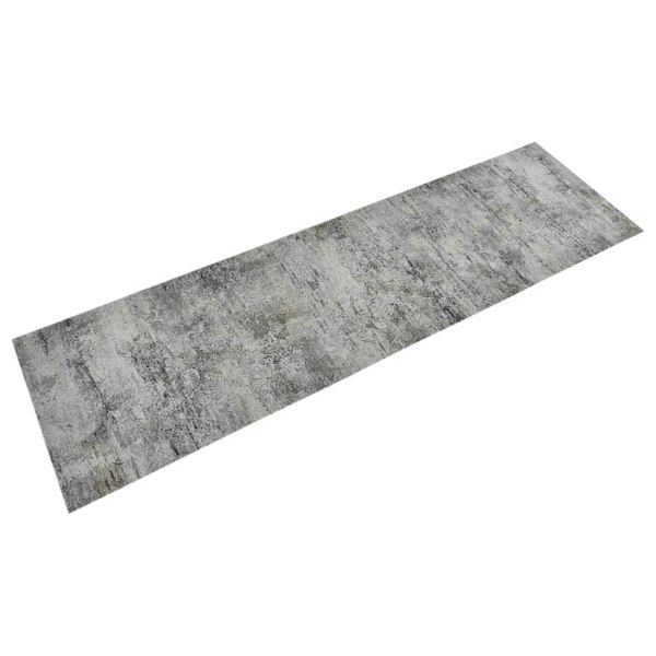 Berkfield Kitchen Rug Washable Beton 45x150 cm Velvet