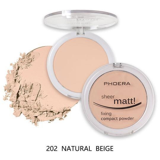 PHOERA Sheer Matte Long Lasting Compact Foundation Setting Powder