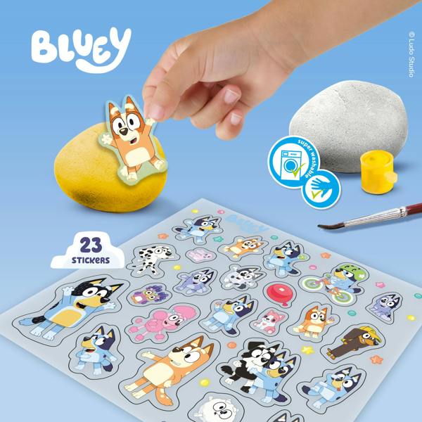 SES Creative Bluey - Rock painting