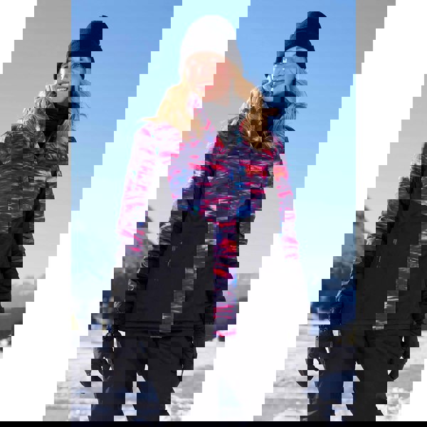 Mountain Warehouse Womens Dawn II Printed Ski Jacket - Dark Purple