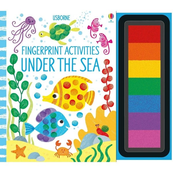 Fingerprint Activities Wildlife Series 3 Books Collection Set Zoo, Under The Sea, Animals