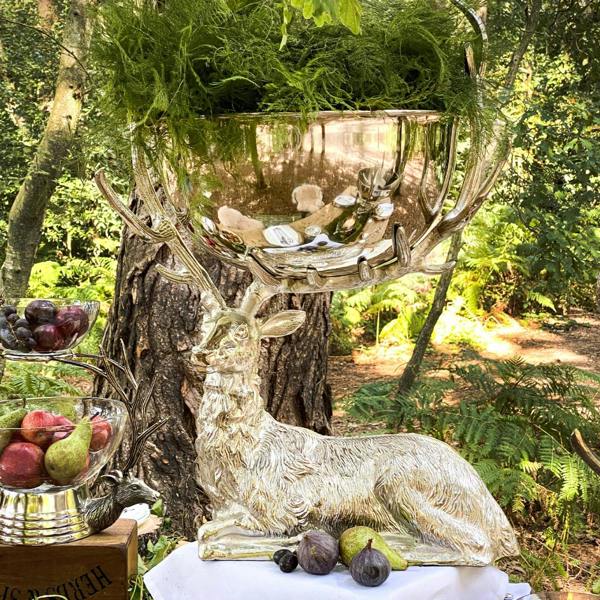 Culinary Concepts Small Resting Stag Punch Bowl