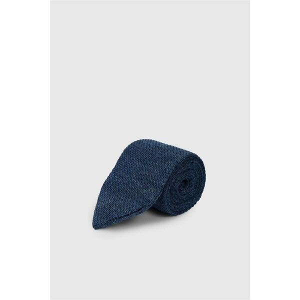 Ted Baker Denim Knitted Linen Tie