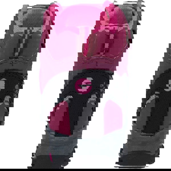 Hi-Tec Blackout Mid Polyester Soft Shell Girls's Dark Rose/Fuchsia Hiking Boots