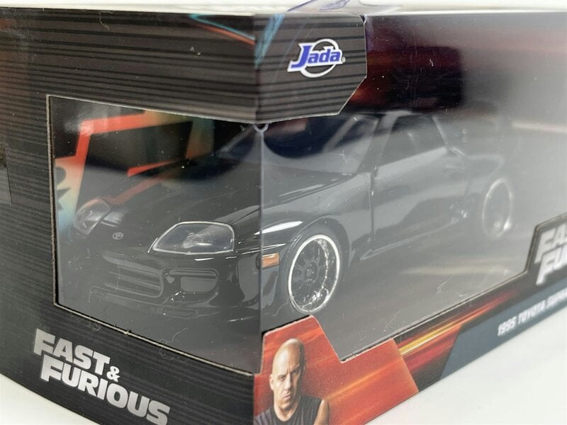 MCSlots Fast & Furious Toyota Supra 1995 Black 1:32 Scale Jada 33381