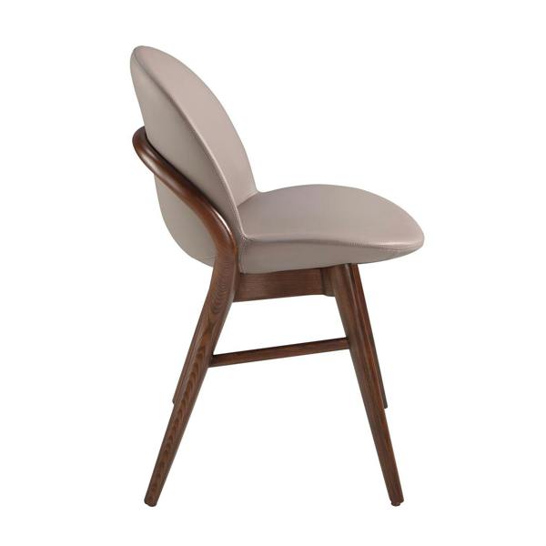 Angel Cerdá Dark Mink Leatherette Chair 4107