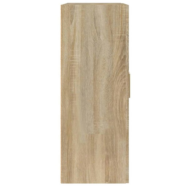 Berkfield Wall Cabinet Sonoma Oak 69.5x32.5x90 cm Engineered Wood