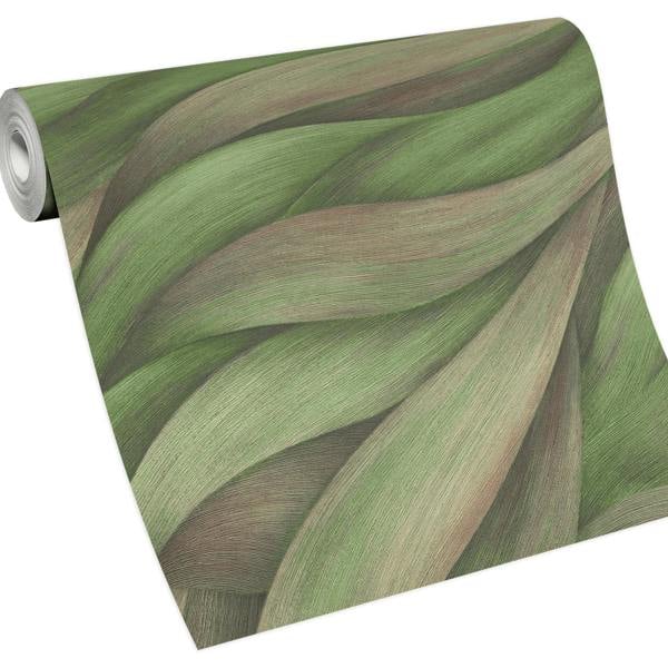 Erismann Leaf Waves Luxury Wallpaper