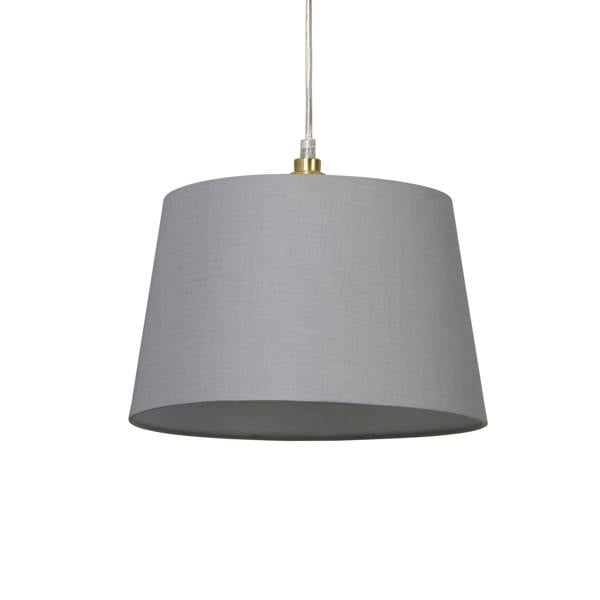 Lighting Collection TC TAPERED SHADE 30CM LIGHT GREY