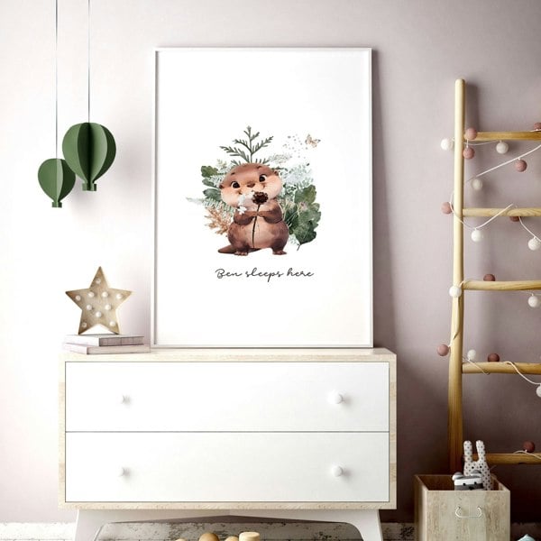 Woodland Nursery Print | Set of 3 wall art prints