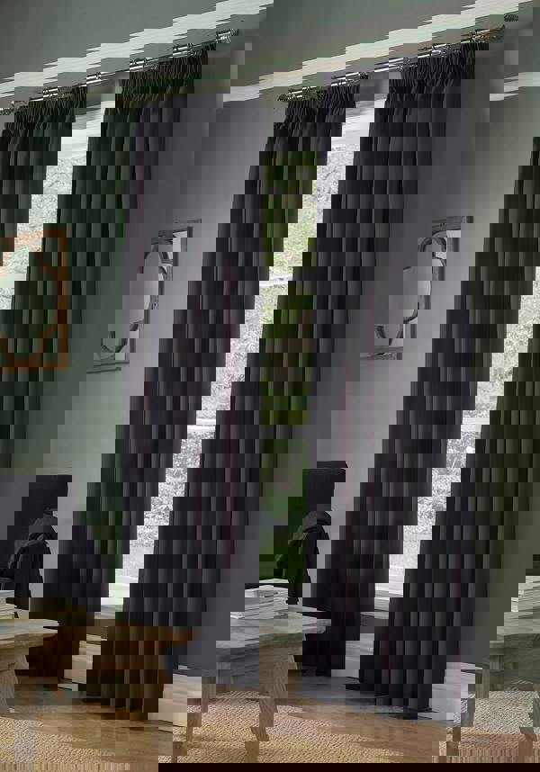 Luxury Living Pencil Pleat Blackout Curtains