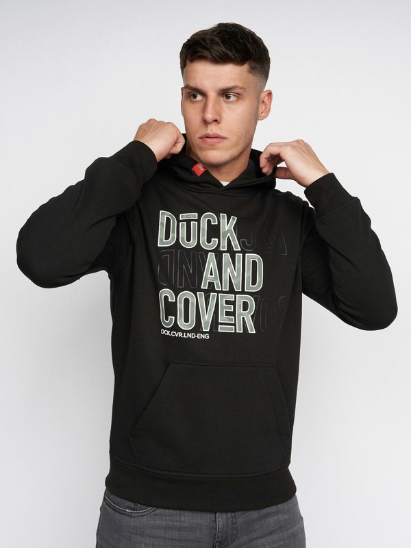 Duck and Cover Pecklar Hoodie - Black