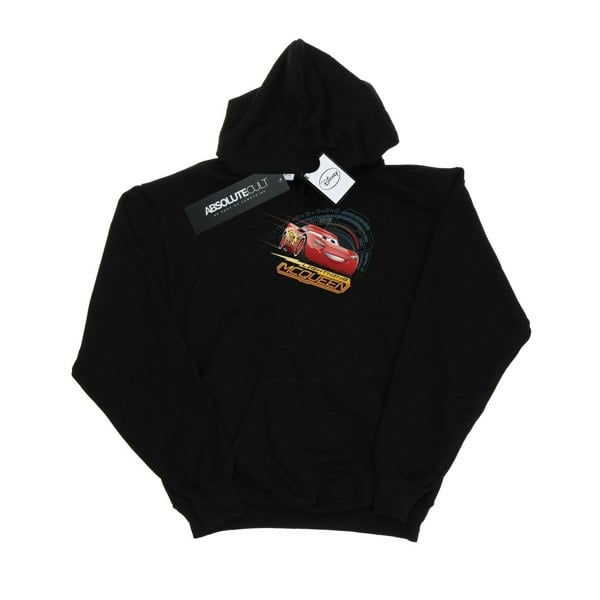 Disney Mens Cars Lightning McQueen Hoodie - Black