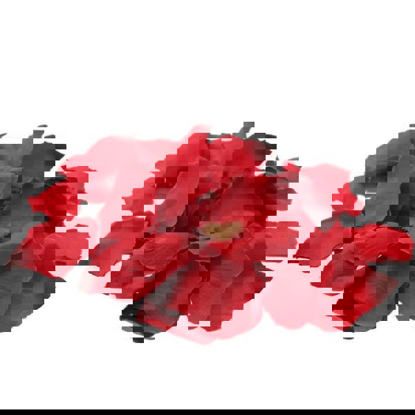 Red artificial rose petals