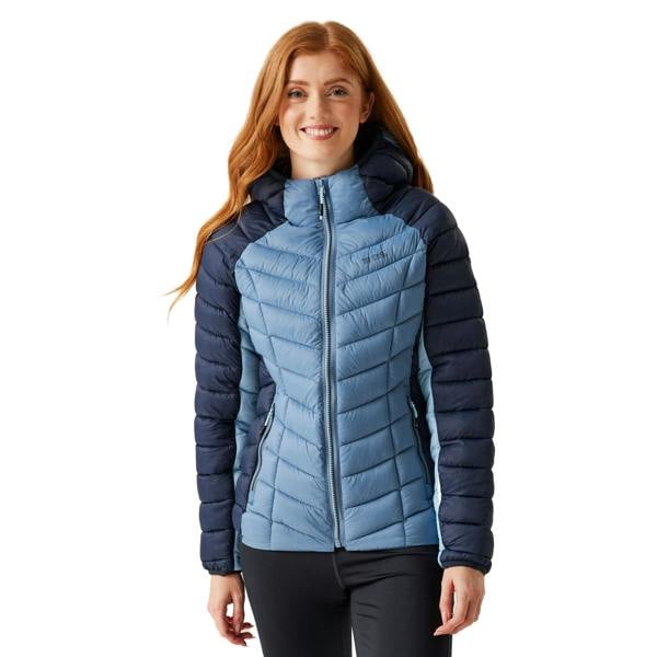 Regatta Womens/Ladies Dalent Quilted Hooded Jacket - Navy/Coronet Blue - 