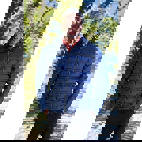 Mountain Warehouse Mens Link Padded Jacket - Dark Blue