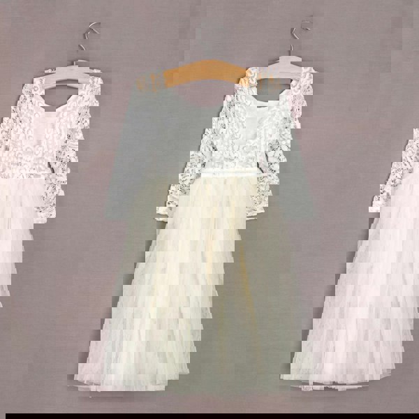 Back cross over lace detail