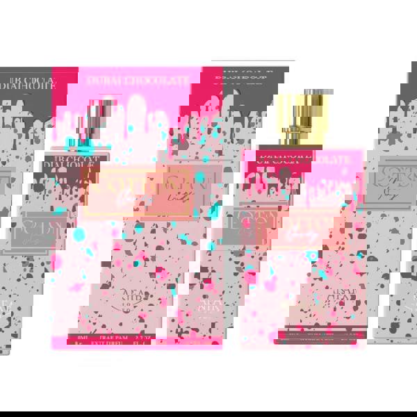 Anfar 1950 Cotton Candy Dubai Chocolate Extrait 80ML box and bottle front view