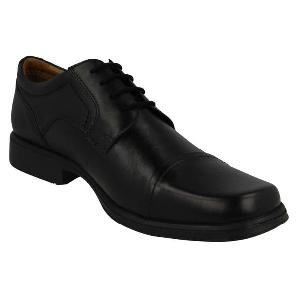 Clarks Mens Clarks Formal Lace Up Shoes Huckley Cap