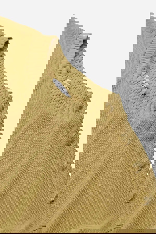 ENORSIA Button Shoulder Crewneck Sweatshirt