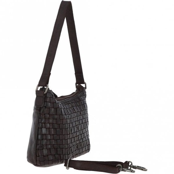 Ashwood Vintage Woven Leather Shoulder Bag