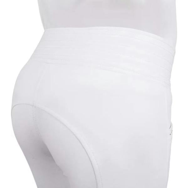 Coldstream Childrens/Kids Diamante Breeches - White