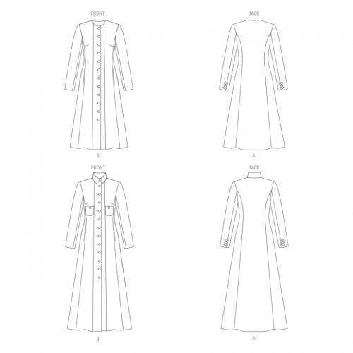 Vogue Sewing Pattern 1926, Coats for Women, B5 (8-10-12-14-16) - Intermediate