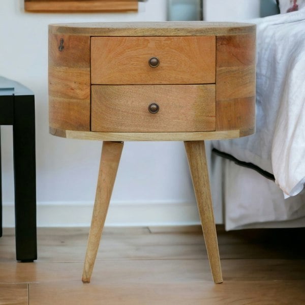 Artisan Furniture Rounded Bedside Table