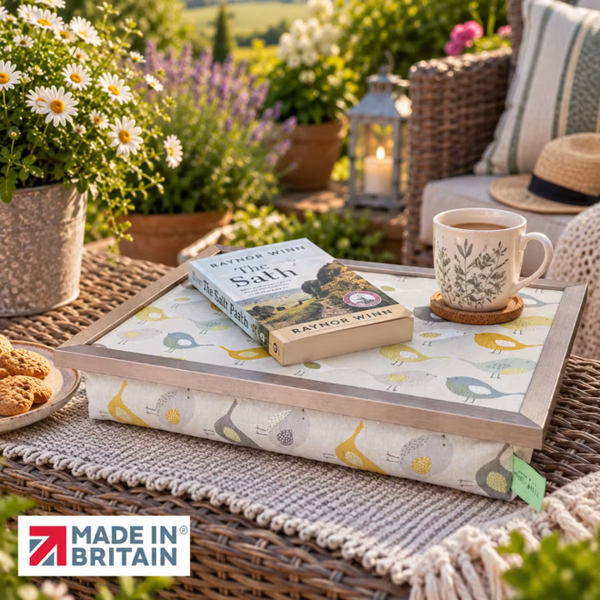 Made in the Mill Luxury Birds Lap Tray with Bean Bag