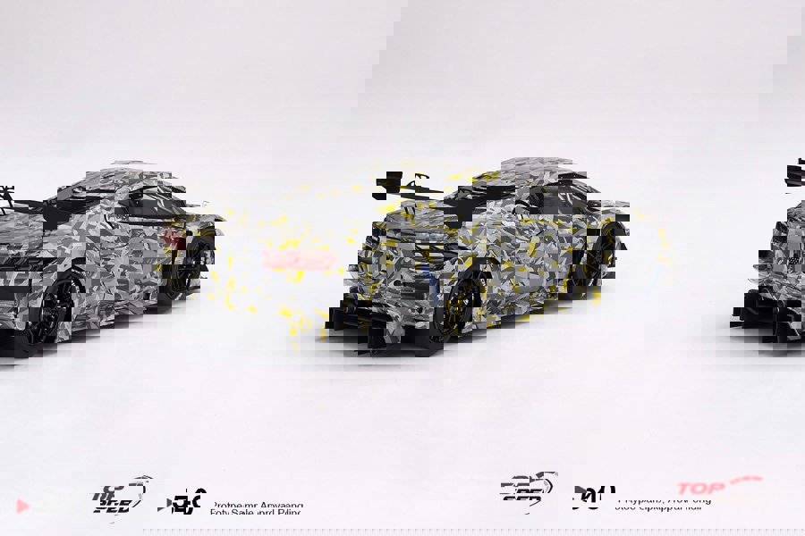 TSM Corvette Z06 GT3.R 2022 Sebring Test Car 1:18 Scale TSM TS0540