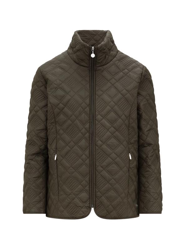 PennyPlain Diamond Quilt Gilet - Pine