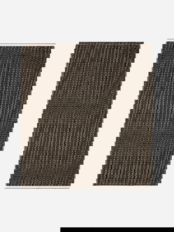 Fendi Kids Fendi Baby Cotton and Cashmere Blanket in Brown (85cm)