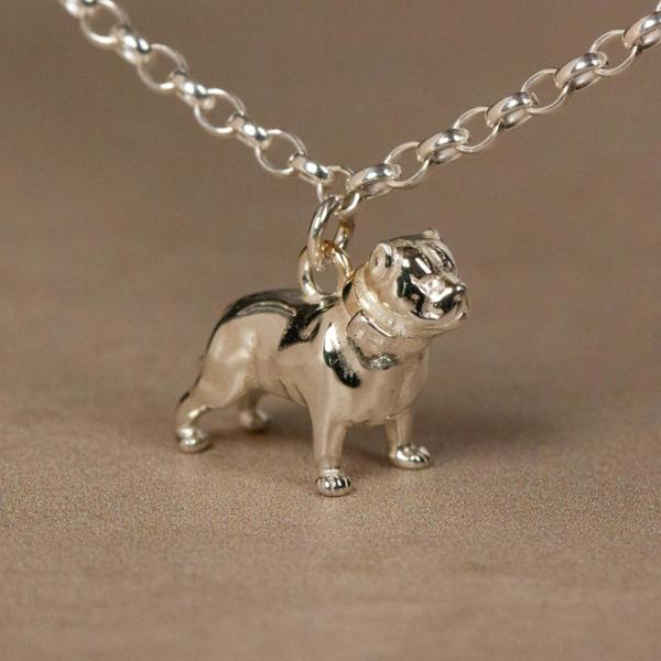 Pitbull Chain Bracelet - Personalised - Sterling Silver - MYLEE London