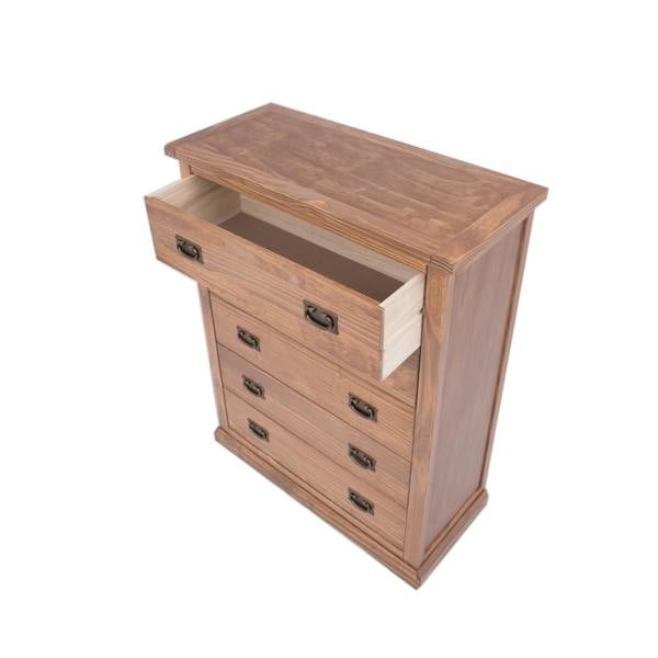 Cabinet Bits Tirolo 5 Drawer Chest of Drawers Bras Drop Handle